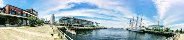 みなとみらいハンマーヘッドとマリンアンドウォークの画像