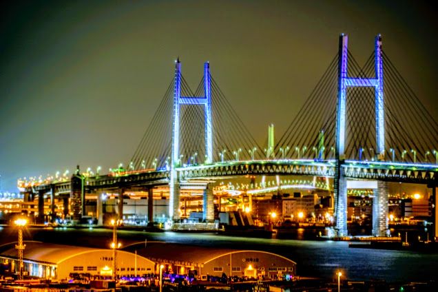 ベイブリッジの夜景