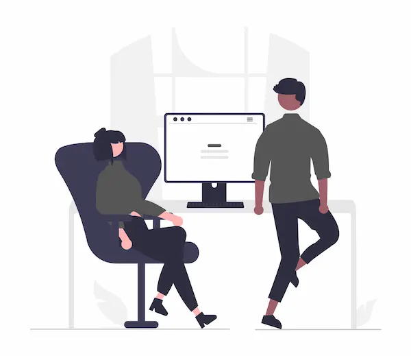 合理的なマネジメントをする上司のイメージ画像