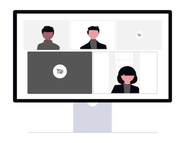 ミーティングをする人々のイメージ画像