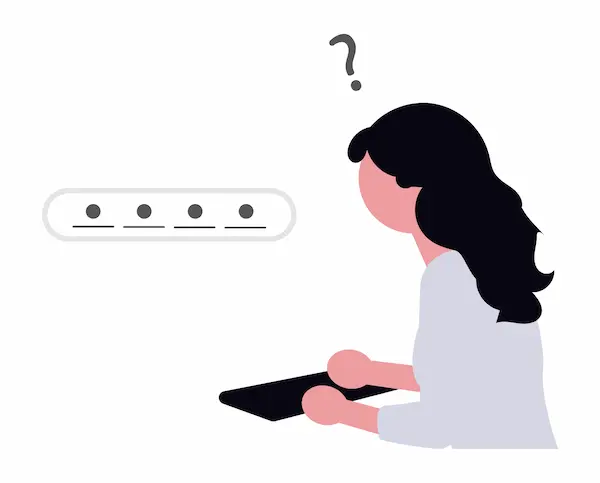 人事異動直後で仕事についていけない人物のイメージ画像