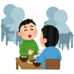 食堂のイラスト