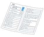 履歴書のイラスト