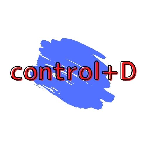 control + Dで文字を削除する図解の画像