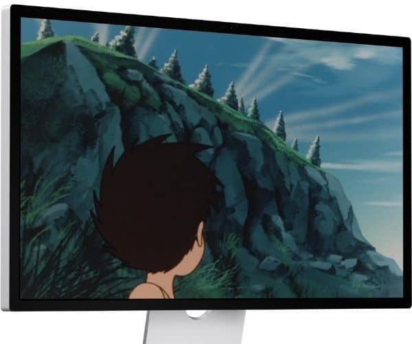 未来少年コナンオープニングでお墓のケルンが13基見えるシーン