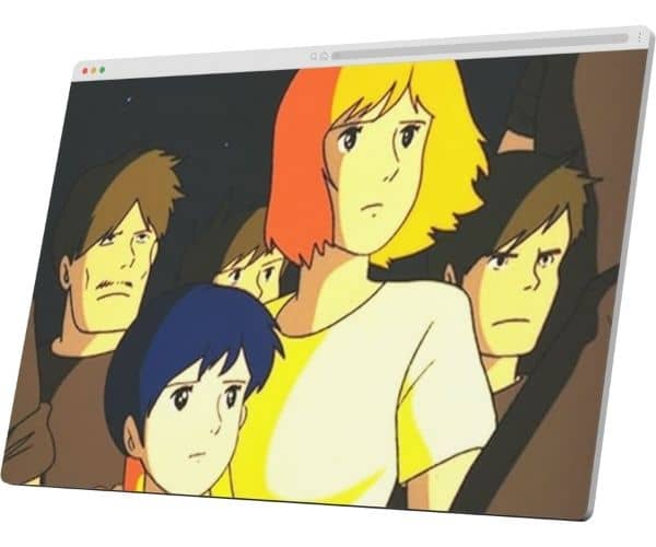 未来少年コナン 戦後の20年間のシーン