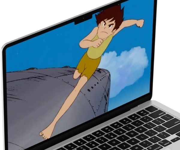 未来少年コナン コナンが走るシーン