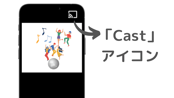 Castアイコンのイメージ画像