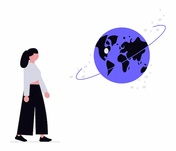 大学職員の国際交流の業務内容をイメージした画像